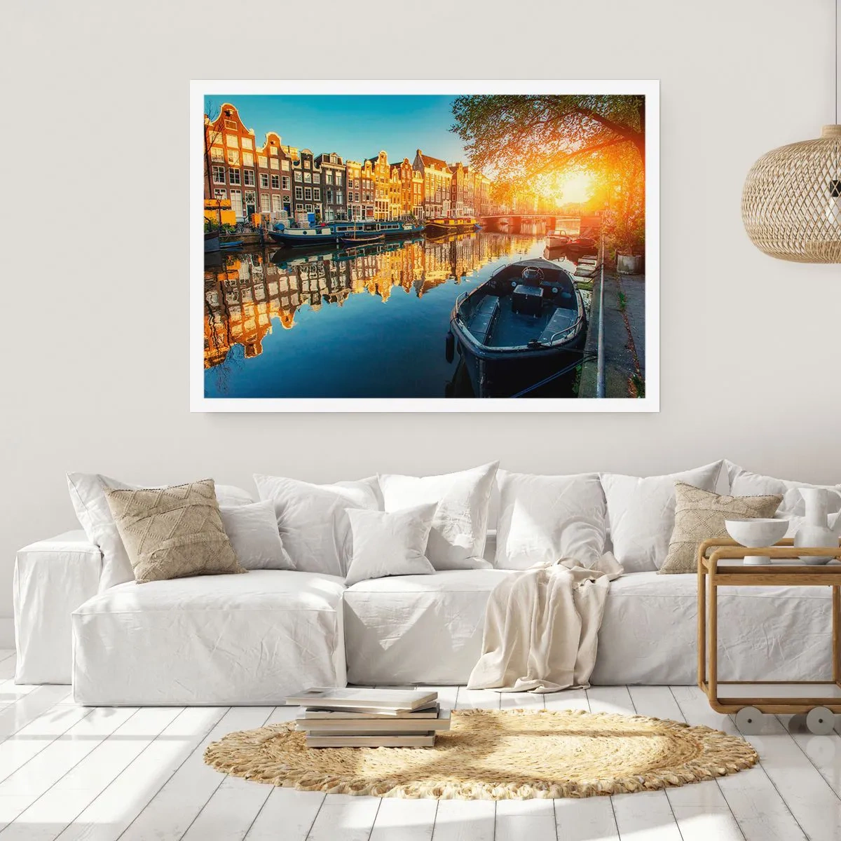 Poster - Morning in Amsterdam - 100x70 cm