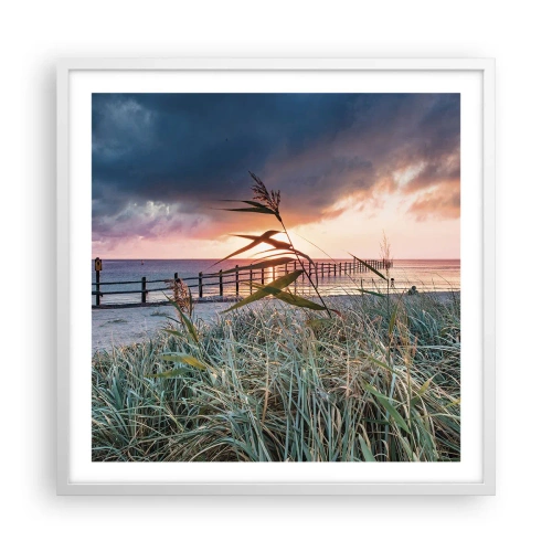 Poster in white frmae - Not Gone with the Wind - 60x60 cm