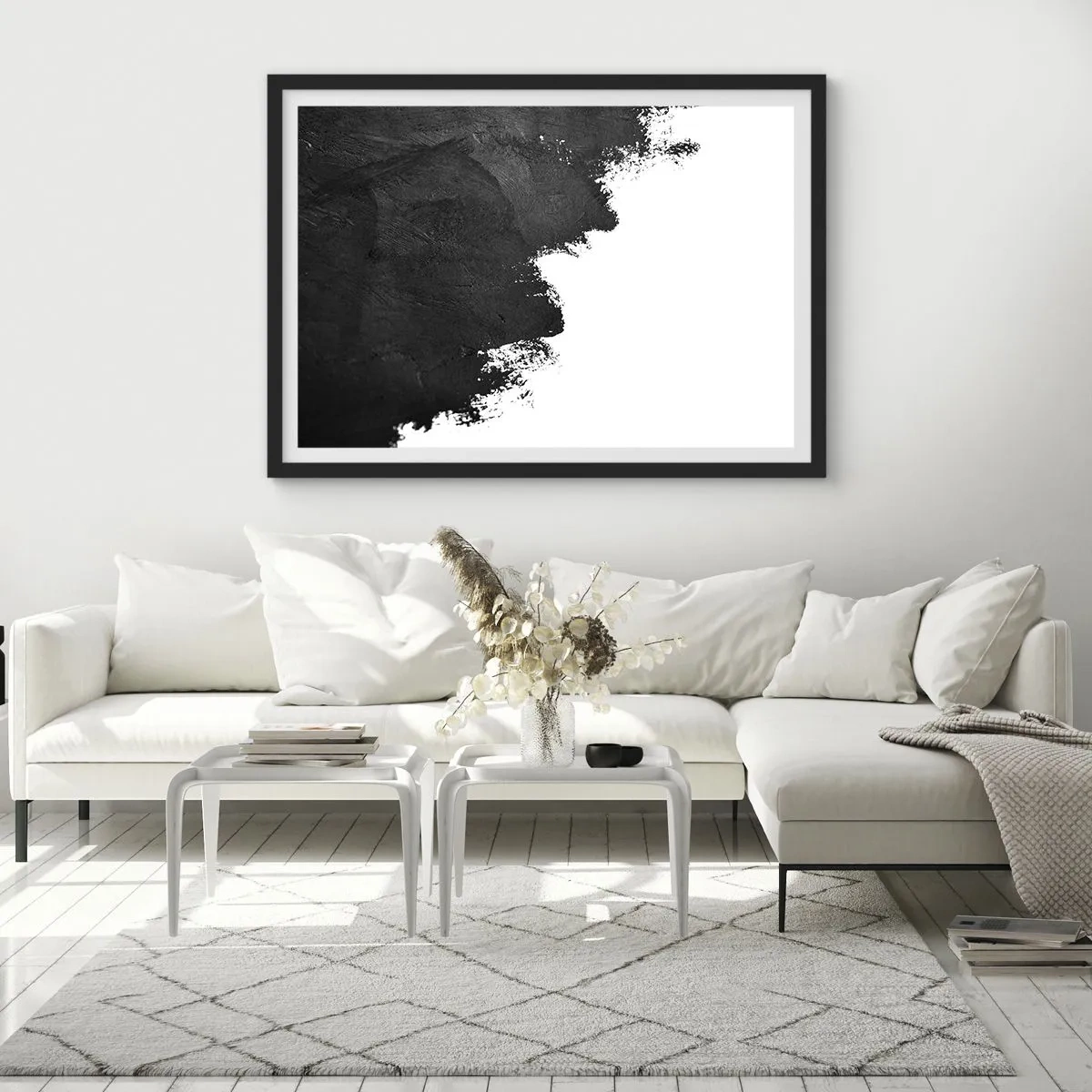 Poster in black frame - Elements: Earth - 91x61 cm