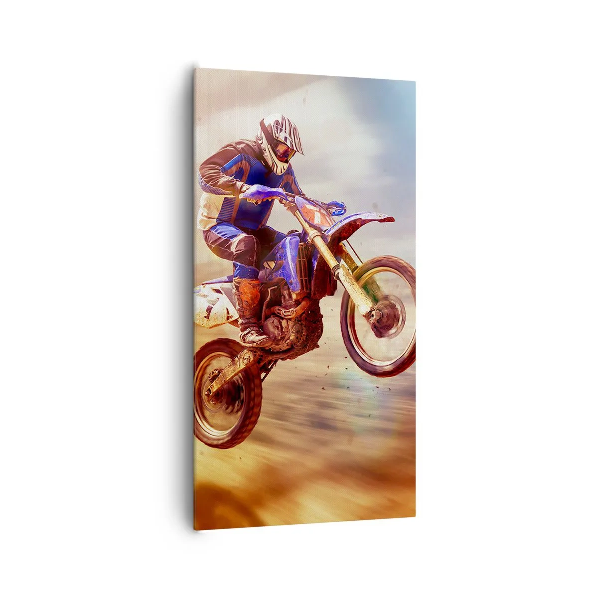 Canvas picture - Motorcycle Dizziness - 65x120 cm