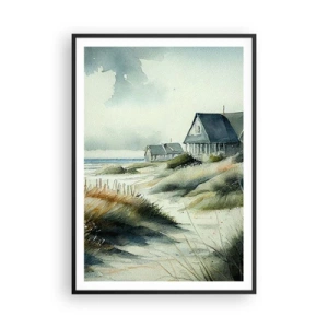 Poster in black frame - Away from the Hustle and Bustle - 70x100 cm