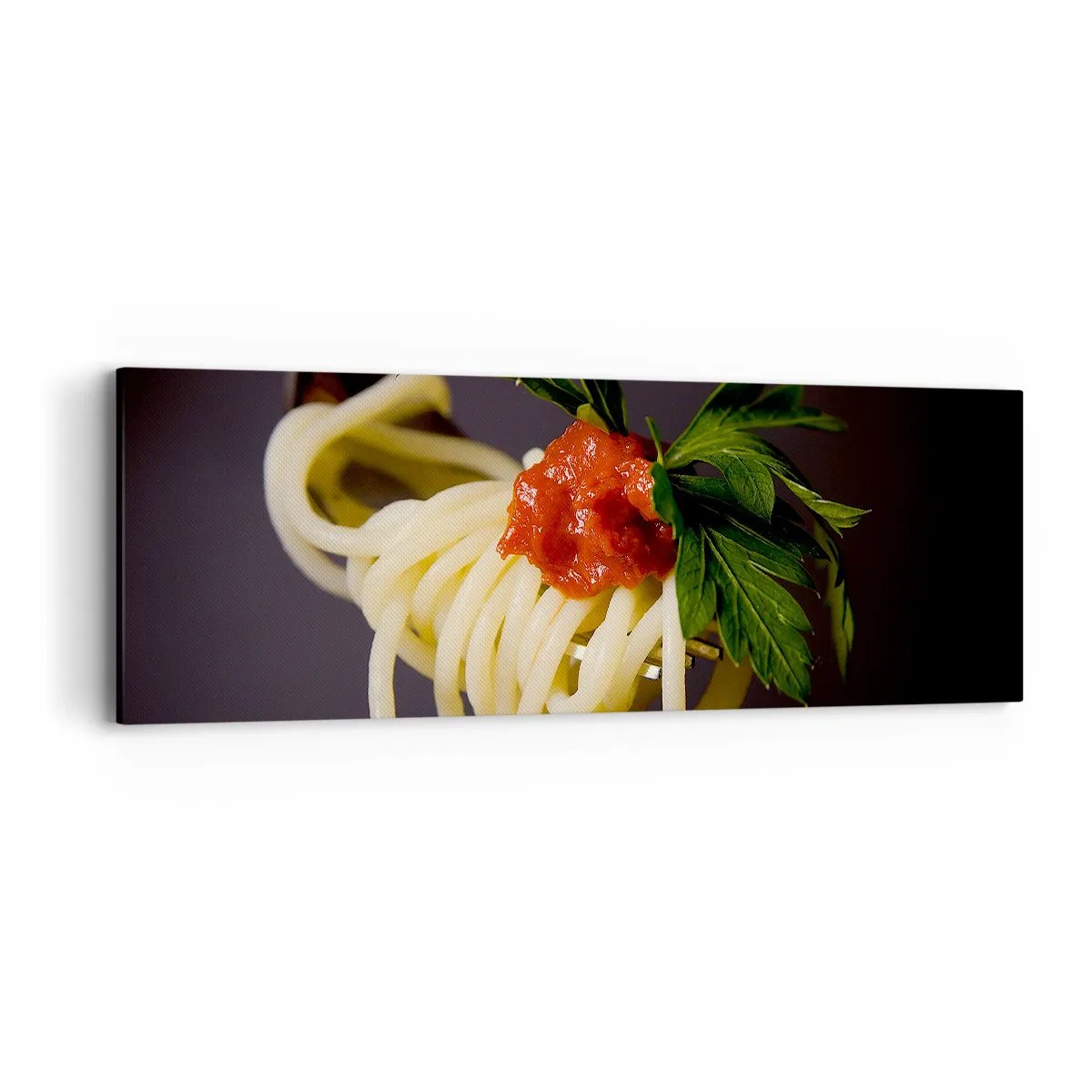 Canvas picture - Tasty Bite - 90x30 cm