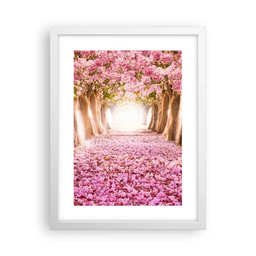 Poster in white frmae - Way to Heaven - 30x40 cm