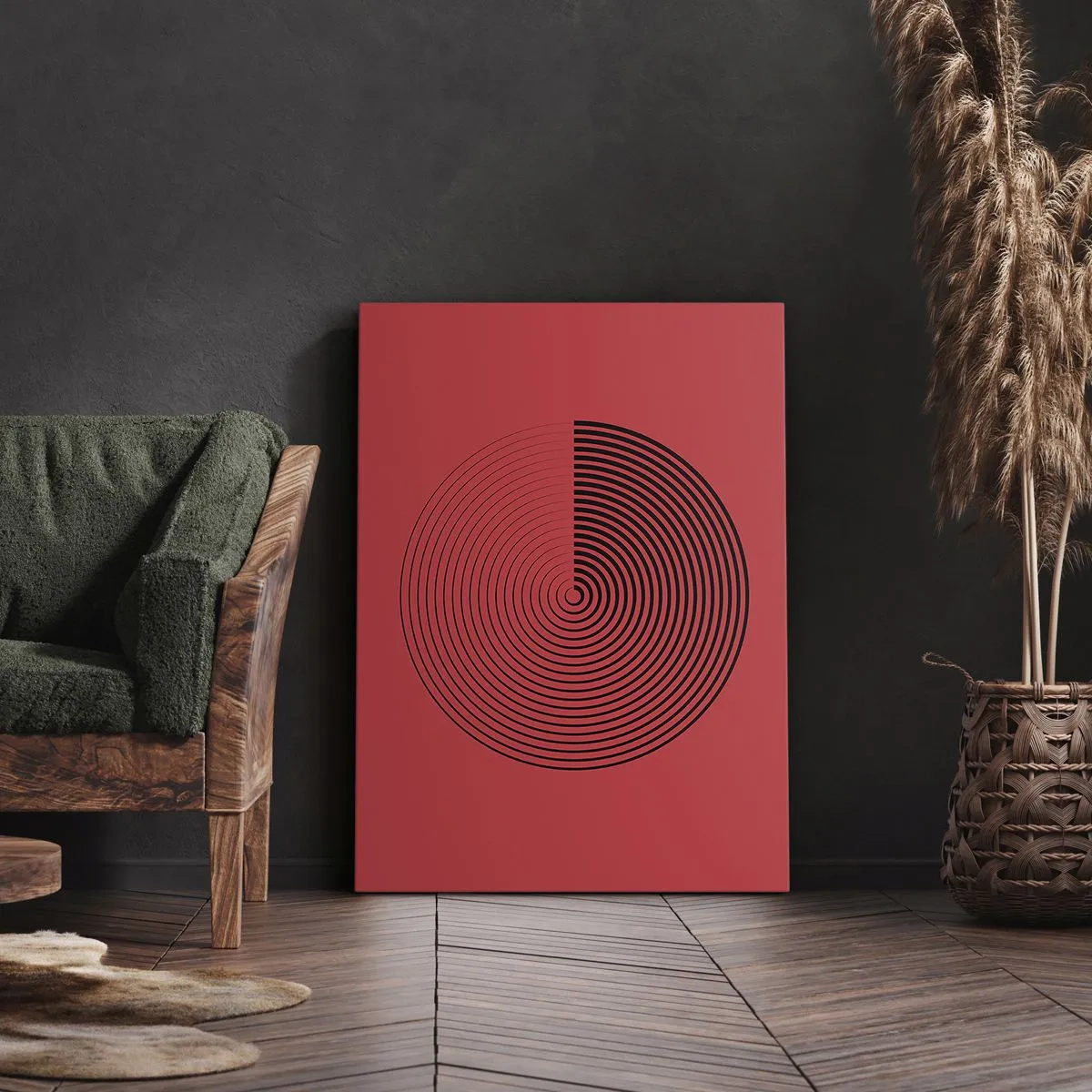 Canvas picture - Circular Movement - 55x100 cm