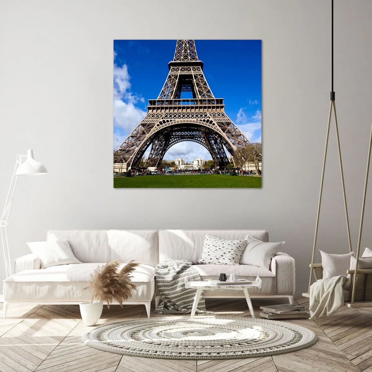 Canvas picture - Whole Paris at Her Feet - 60x60 cm
