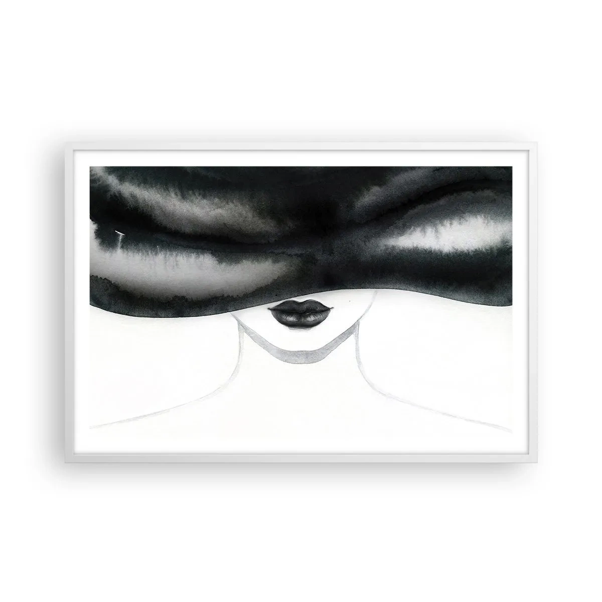 Poster in white frmae - Sensual Secret - 91x61 cm