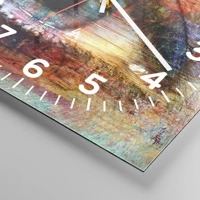 Clock face with numbers