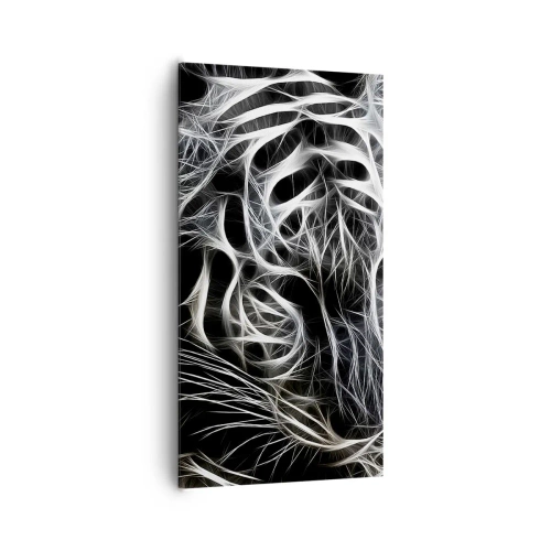 Canvas picture - Study in Lightness of Cats - 65x120 cm