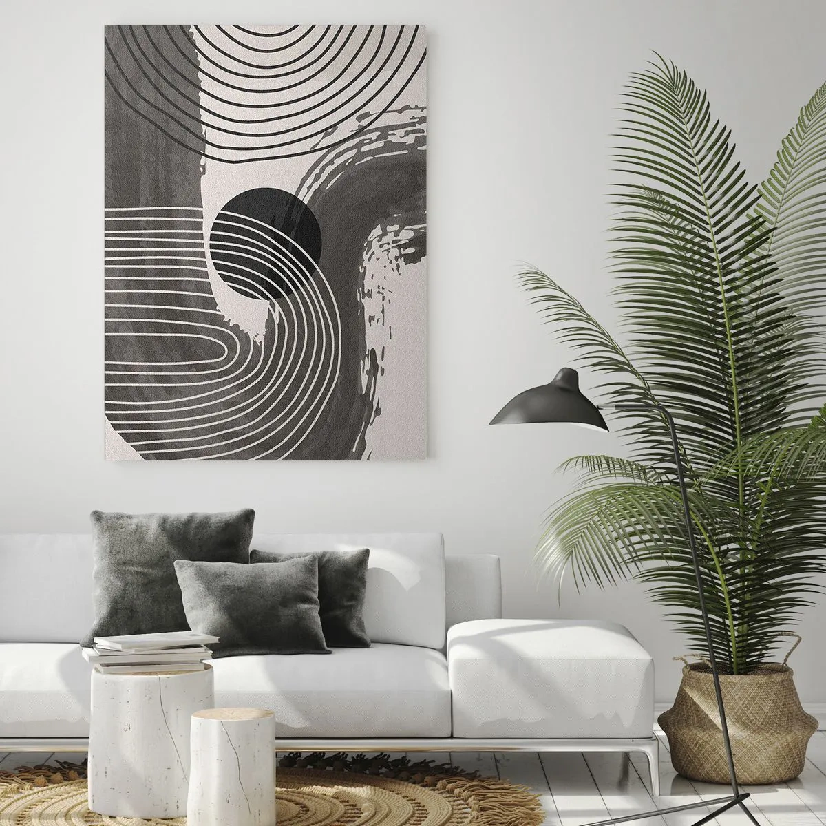Glass picture - Oval Wins - 50x70 cm
