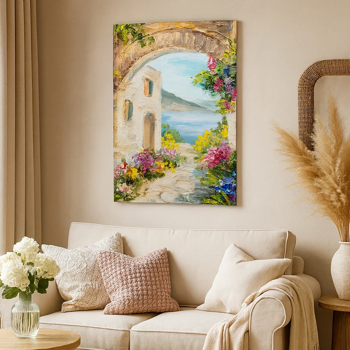 Canvas picture - Charm of a Sea Province - 50x70 cm