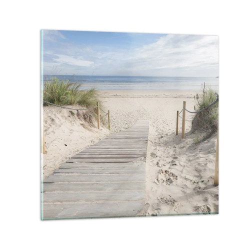 Glass picture - Until the Horizon - 70x70 cm