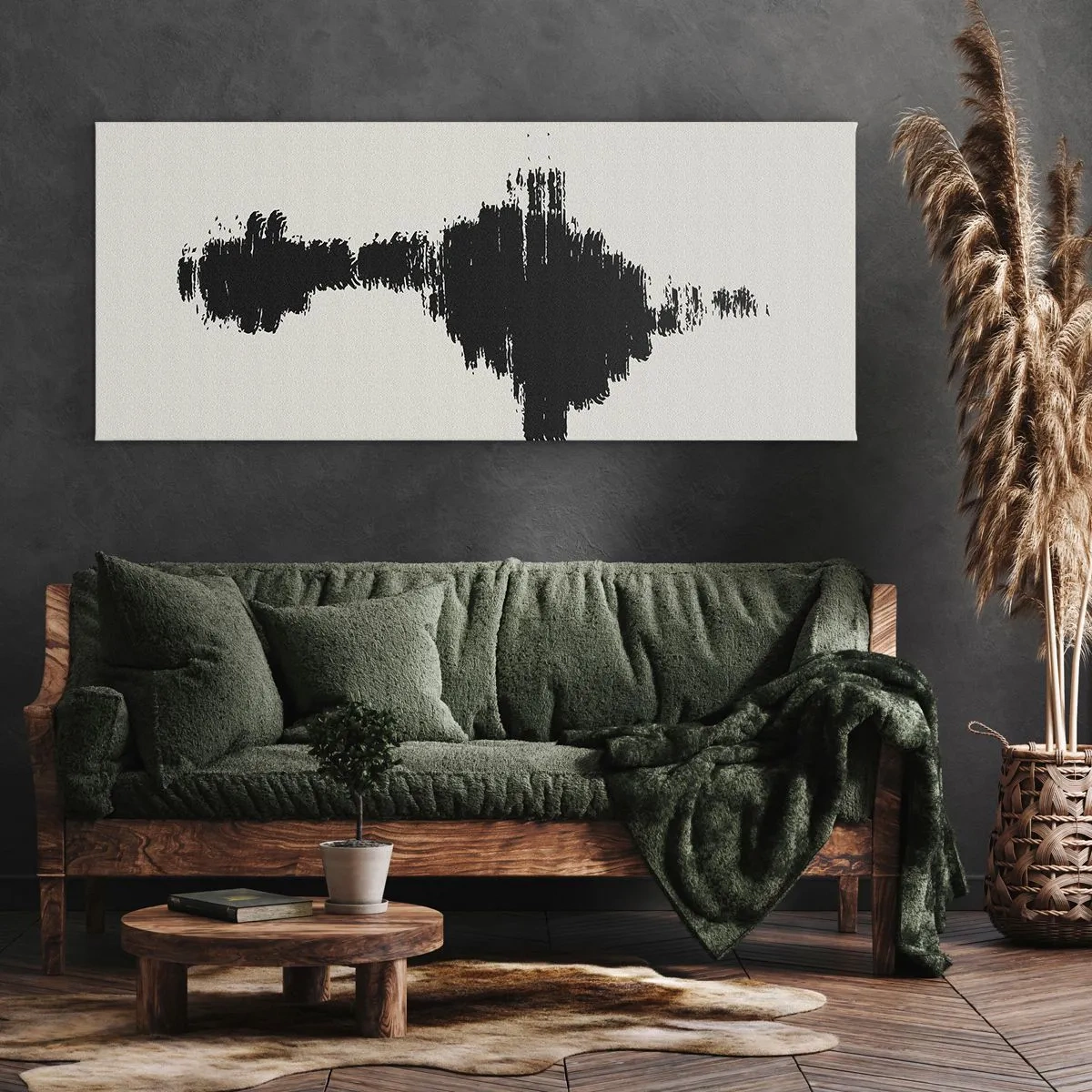 Canvas picture - Vibrations of Imagination - 100x40 cm