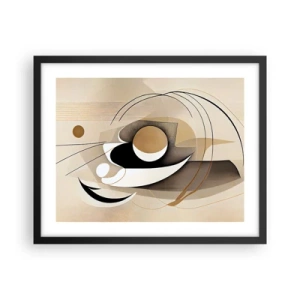 Poster in black frame - Composition -the Heart of Things - 50x40 cm