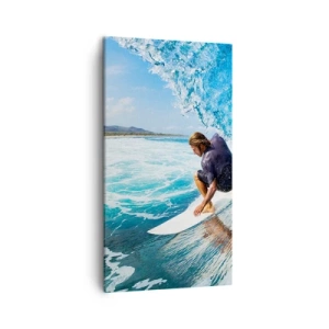Canvas picture - Dancing with Waves - 45x80 cm