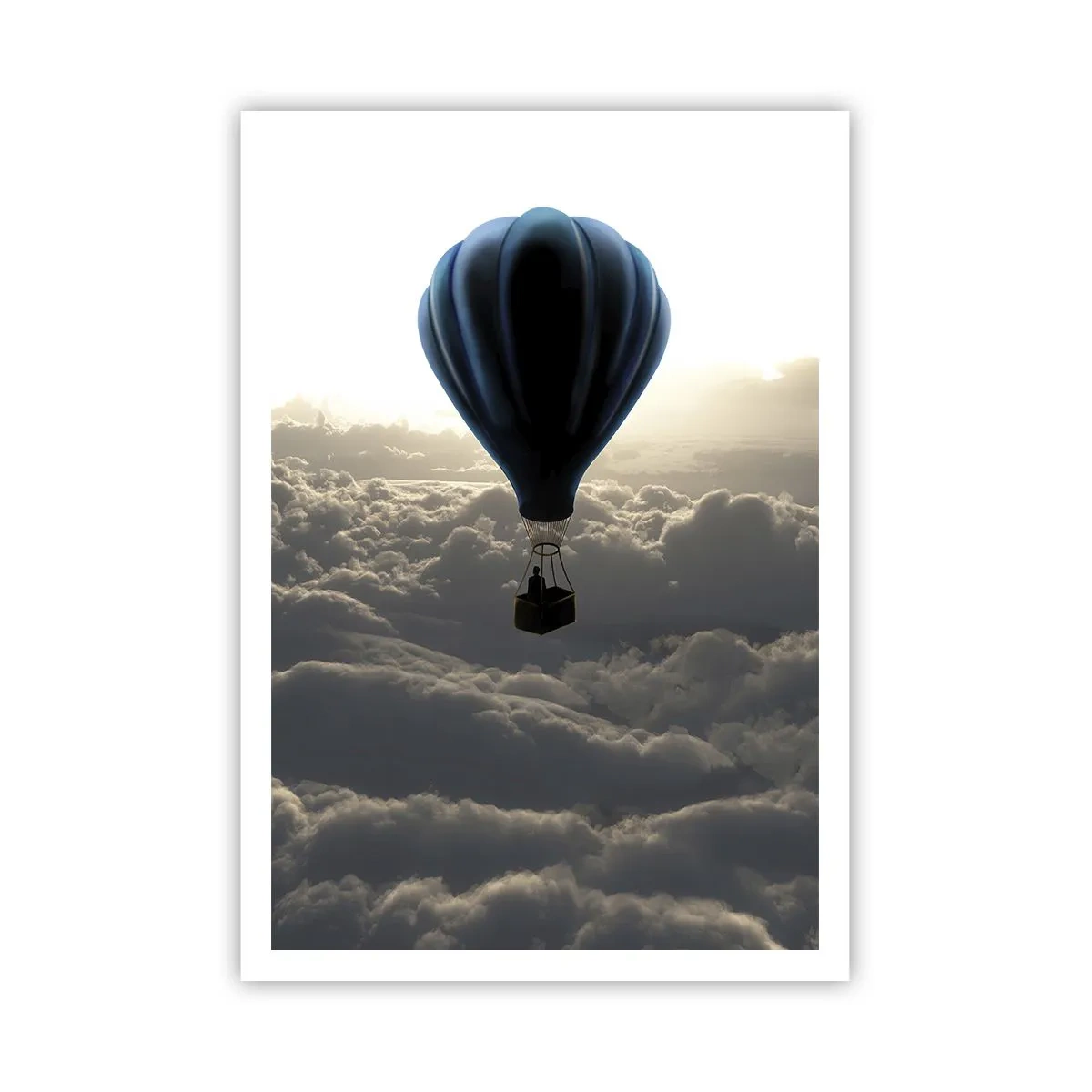 Poster - Wanderer above Clouds - 70x100 cm