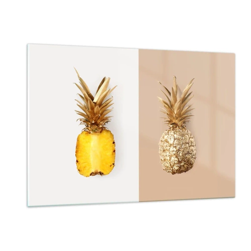 Glass picture - Pineapple for Us - 120x80 cm