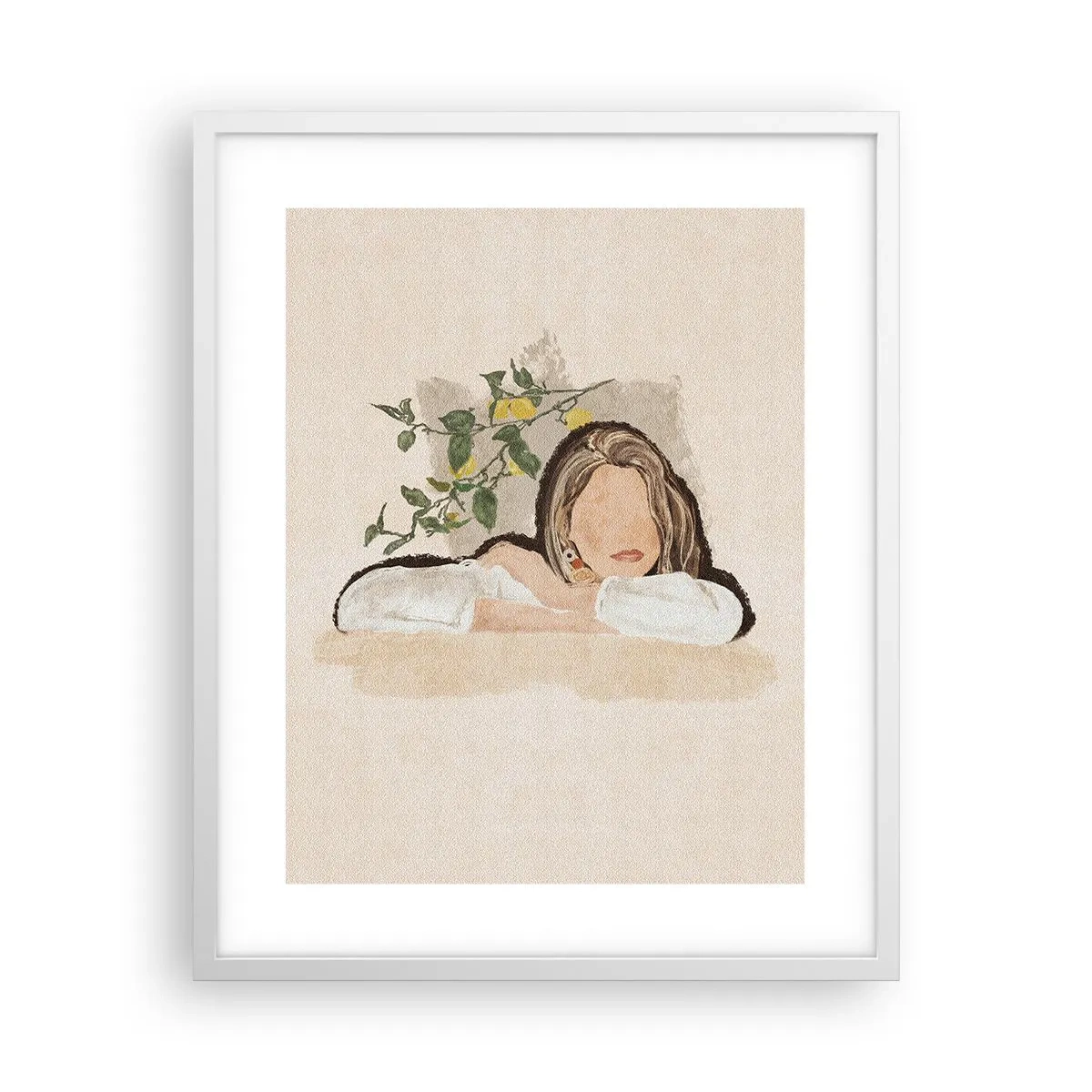 Poster in white frmae - Beauty of the South - 40x50 cm