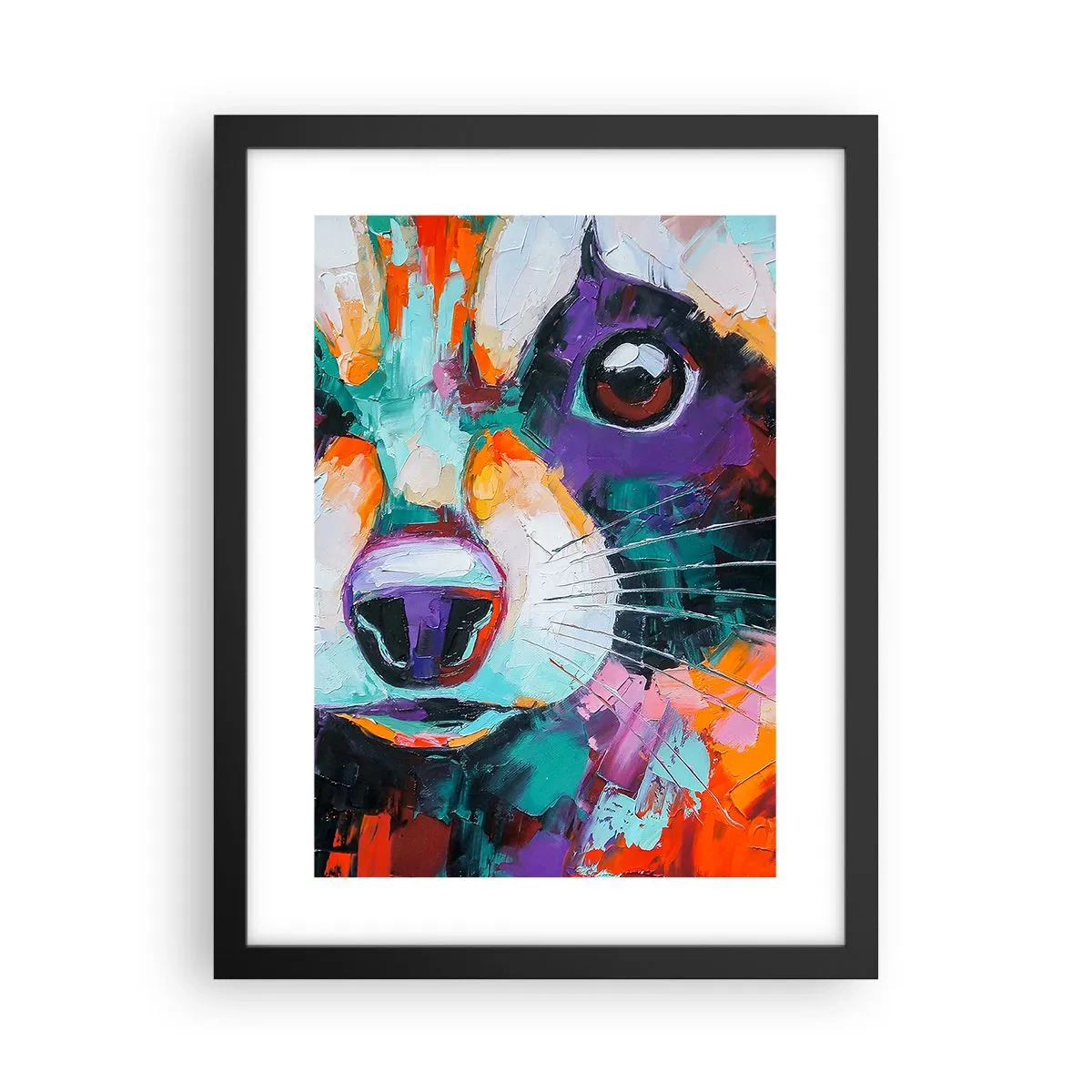 Poster in black frame - Only Good Emotions - 30x40 cm