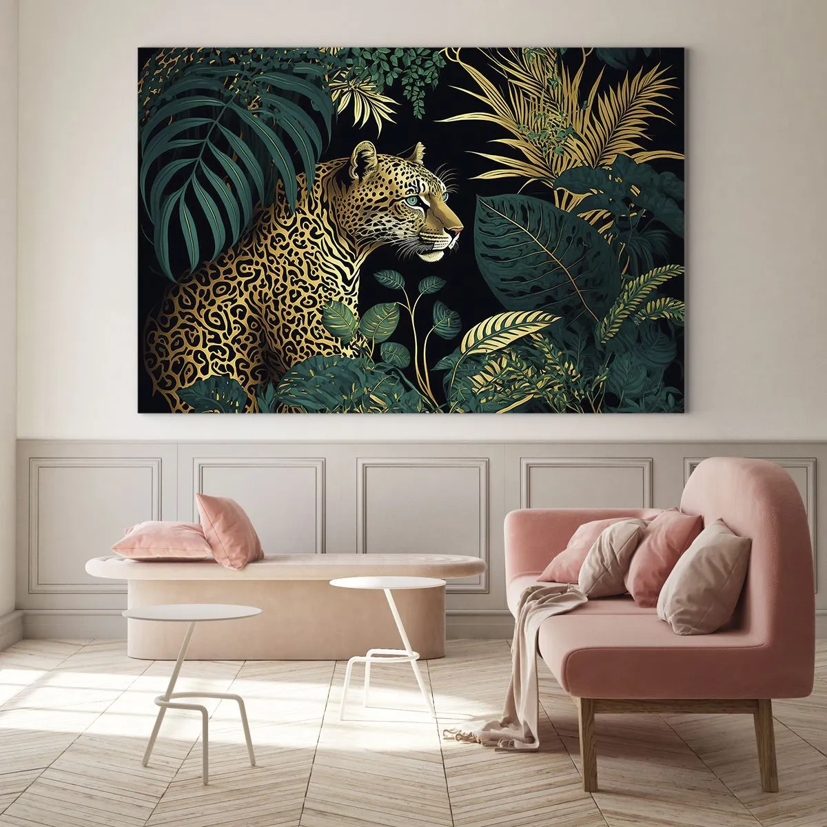 Glass picture - Host in the Jungle - 120x80 cm