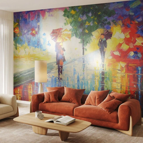 Photo Wallpaper Standard Eco - And All Is Clear - Park Avenue, Landscape, Trees - 400x280 cm