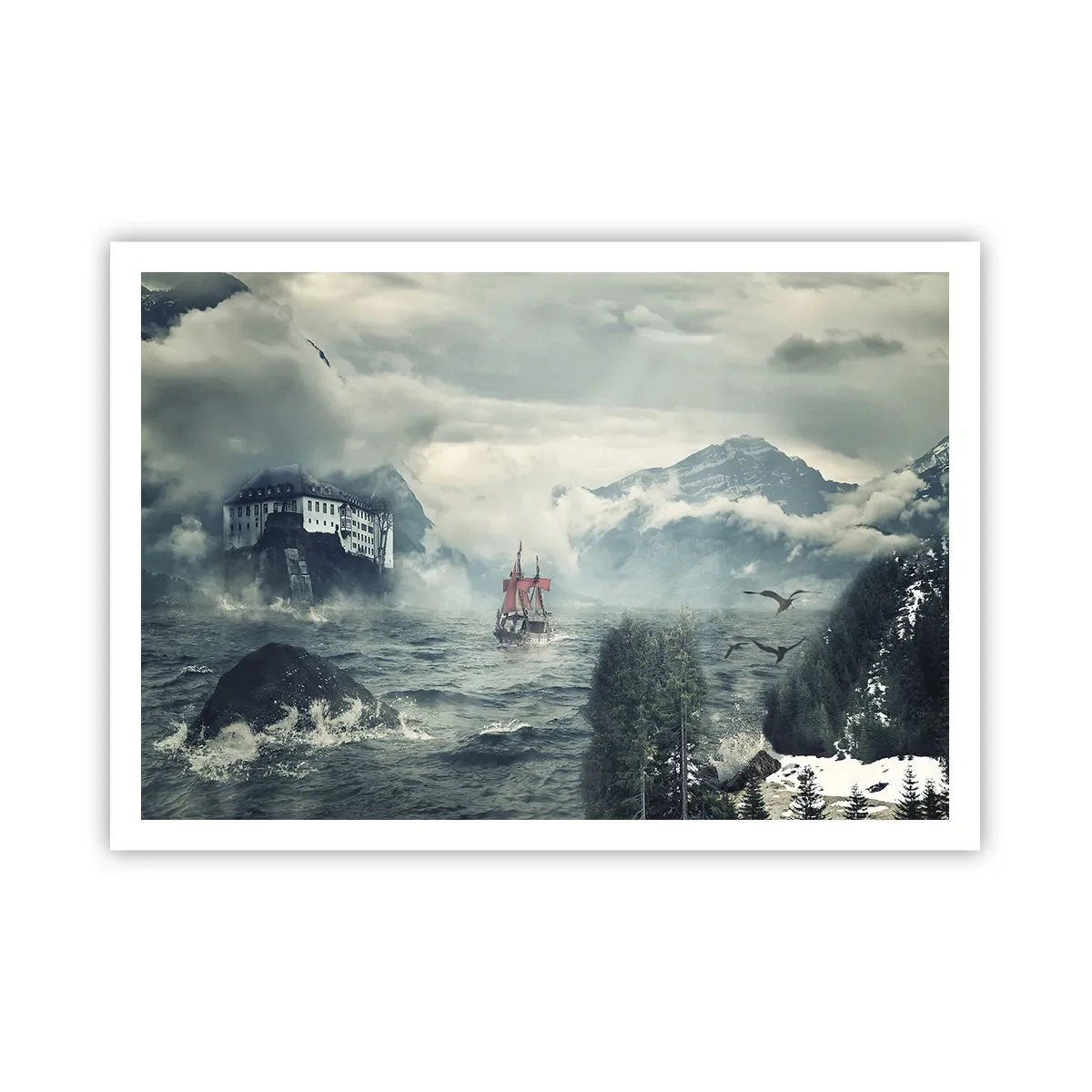 Poster - On Magical Waters - 100x70 cm