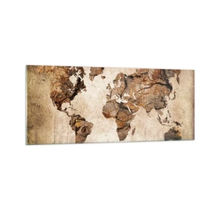 Glass picture - Discovery of the World - 100x40 cm