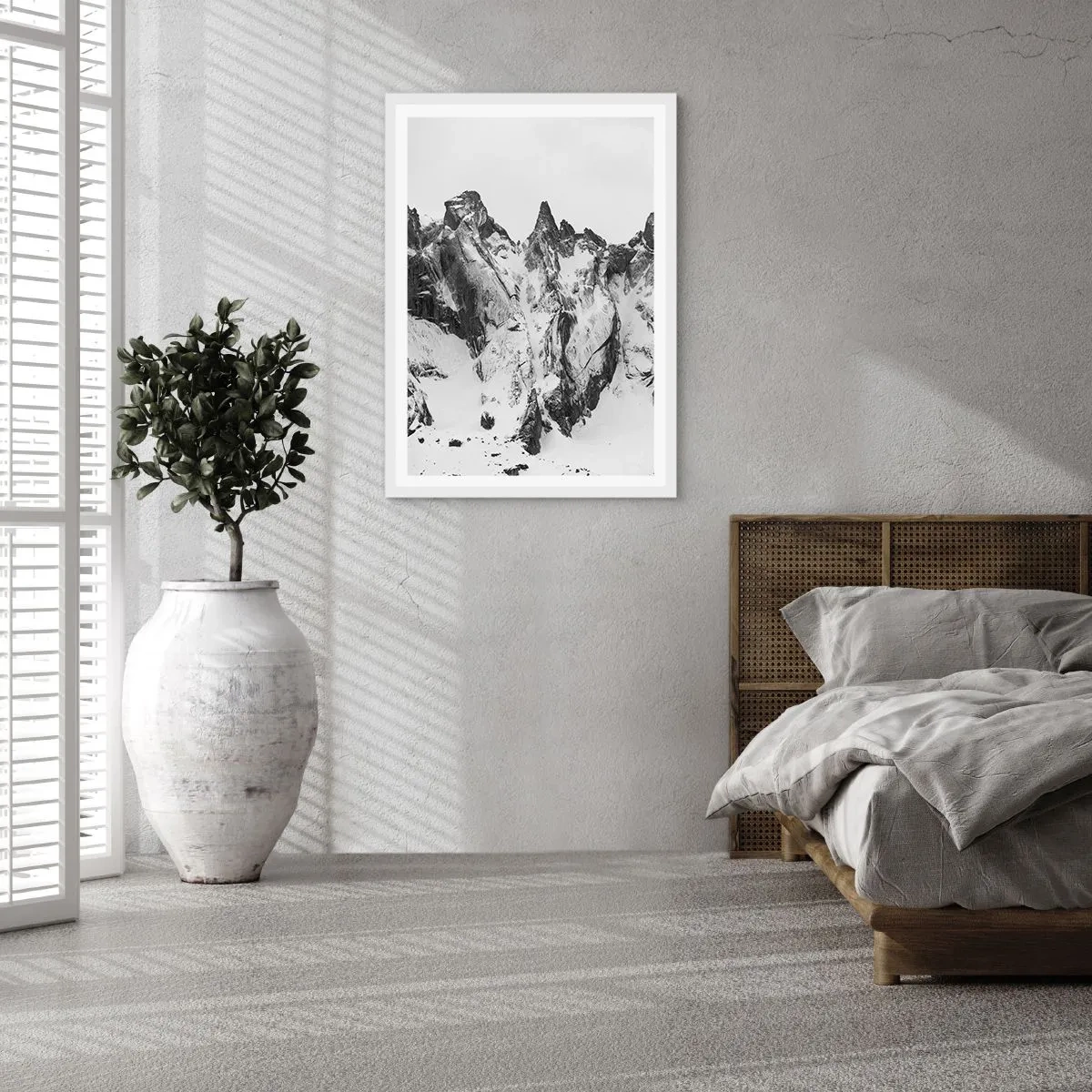 Poster in white frmae - Granite Ridge - 70x100 cm