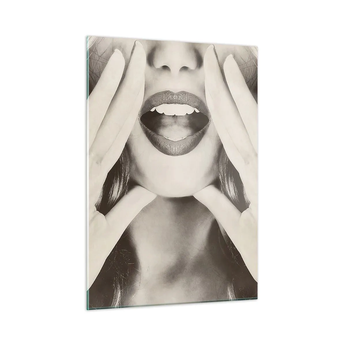 Glass picture - Coming! - 50x70 cm