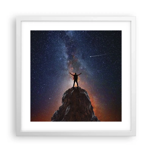 Poster in white frmae - Power Is with Me! - 40x40 cm