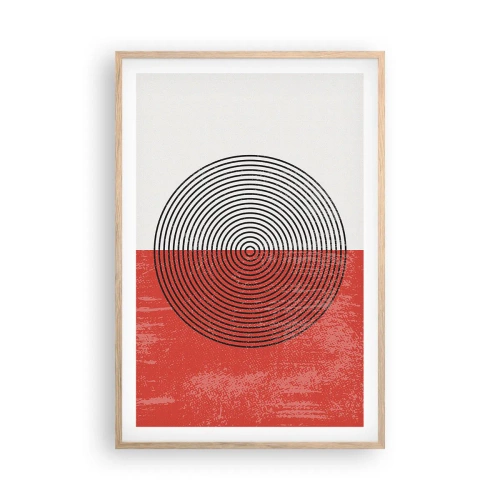 Poster in light oak frame - To the Core - 61x91 cm