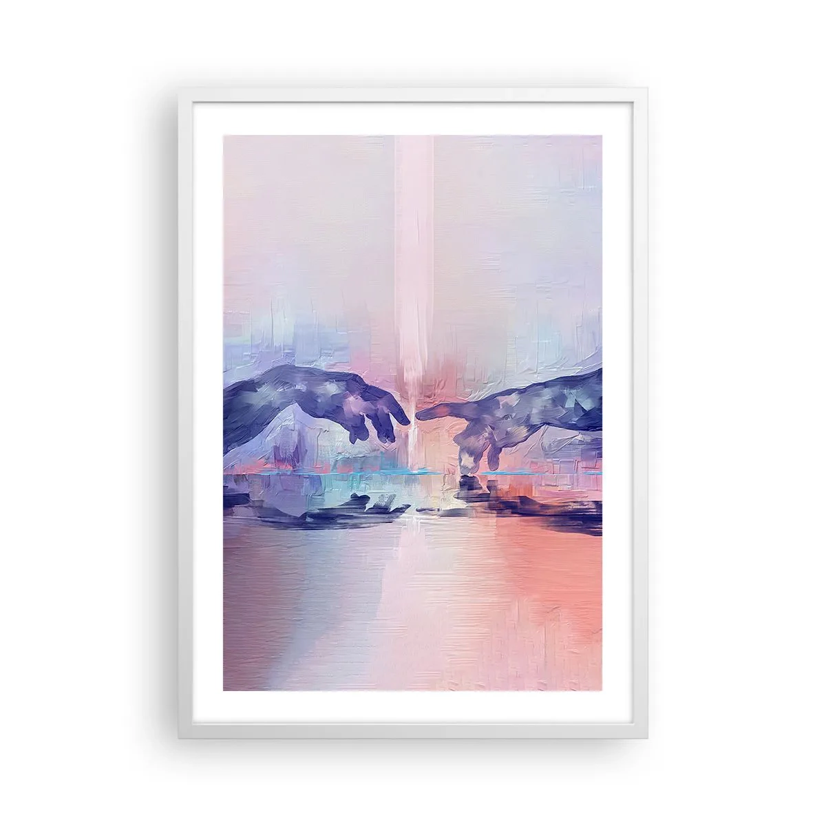 Poster in white frmae - Godly Spark of Life - 50x70 cm
