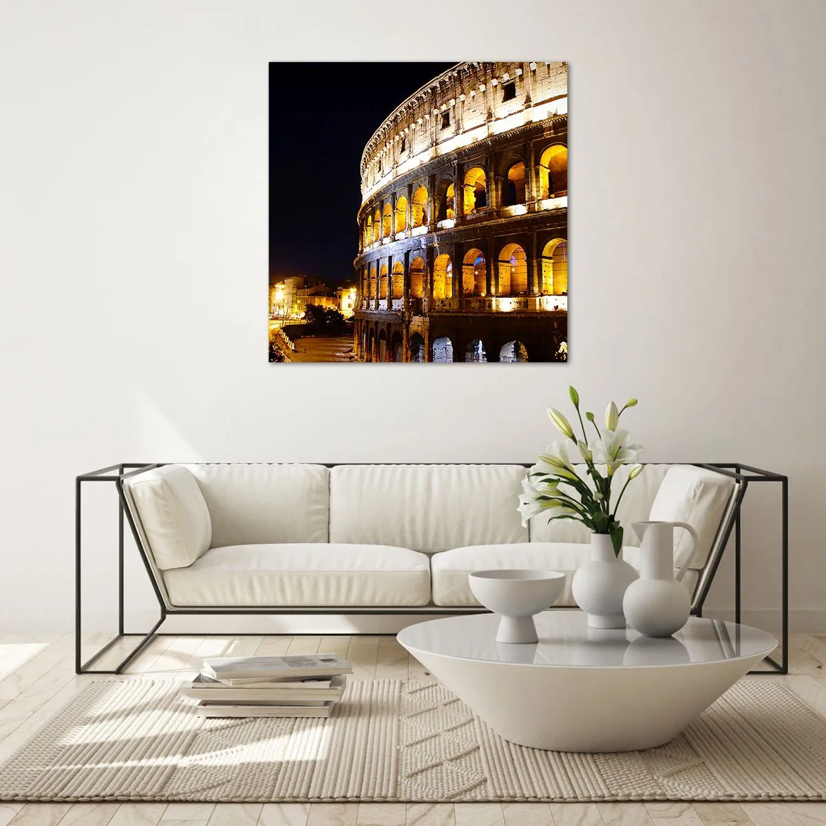 Glass picture - Olympics Must Start - 70x70 cm