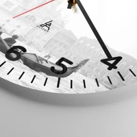 Clock face with numbers