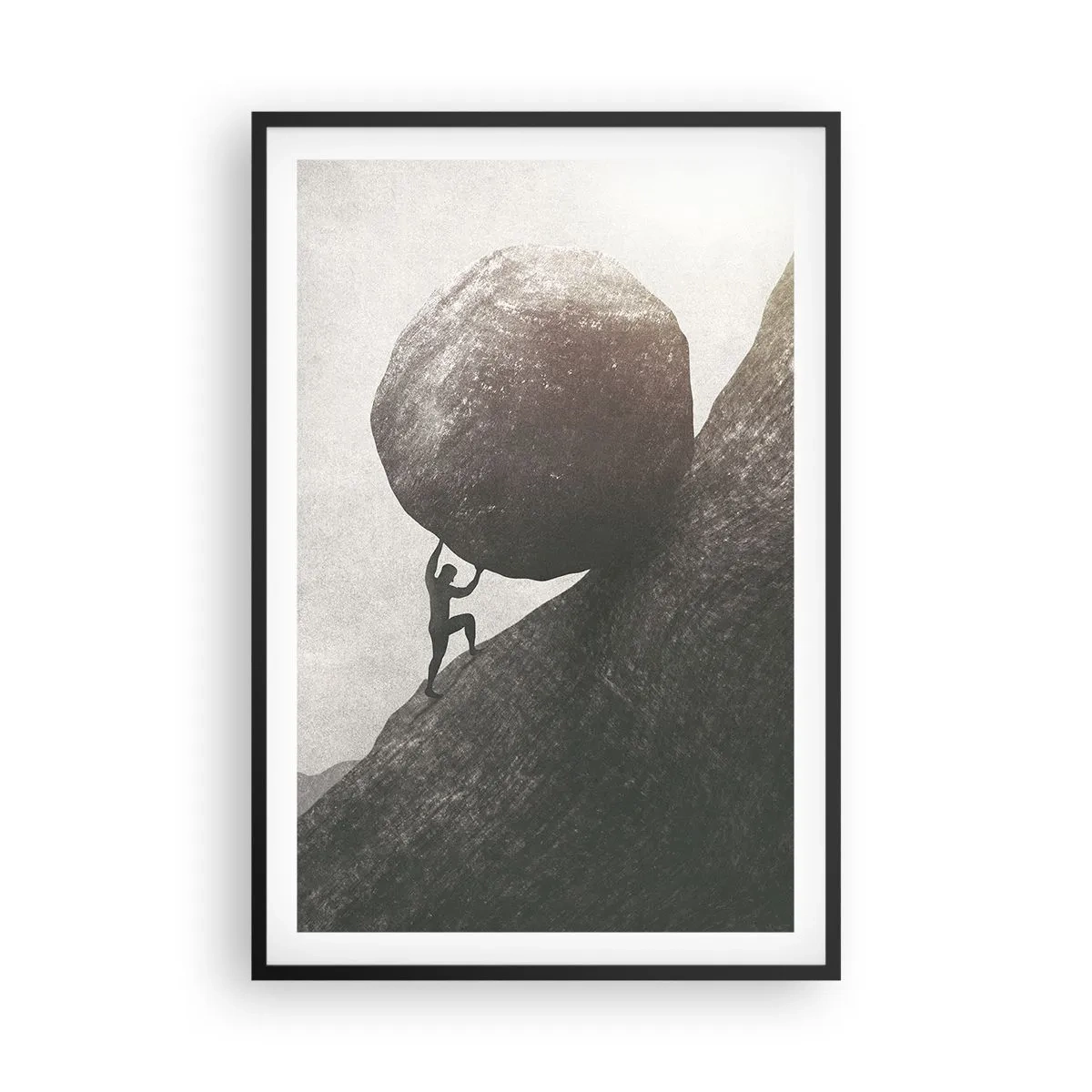 Poster in black frame - I Believe against Hope - 61x91 cm
