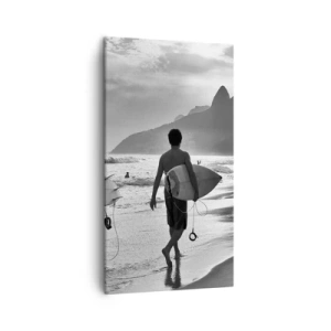 Canvas picture - Samba for One Wave - 45x80 cm