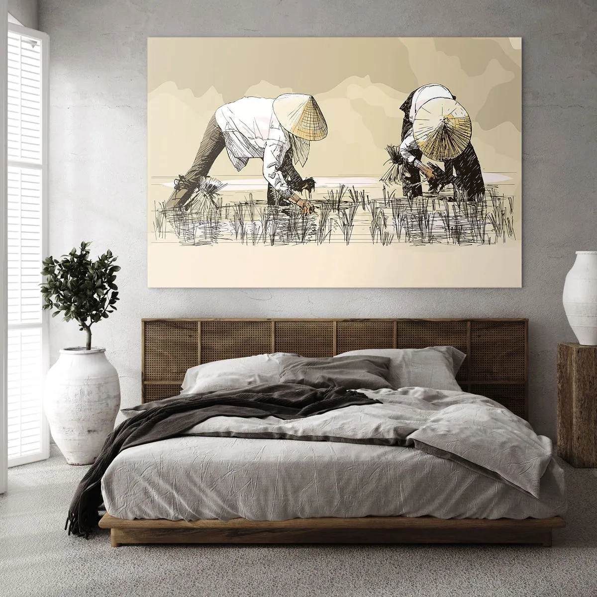 Glass picture - Good Harvest - 120x80 cm