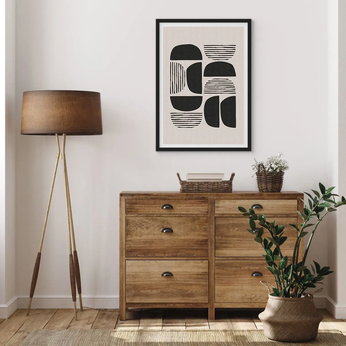 Poster in black frame - Half-Systems - 61x91 cm