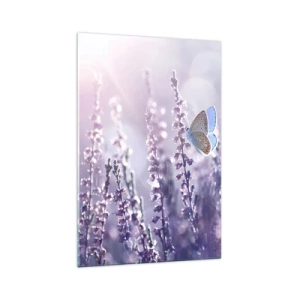 Glass picture - Kiss of a Butterfly - 70x100 cm