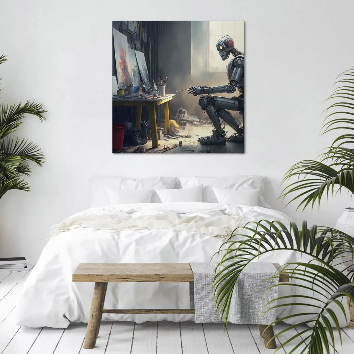 Canvas picture - Act of Creation - 50x50 cm