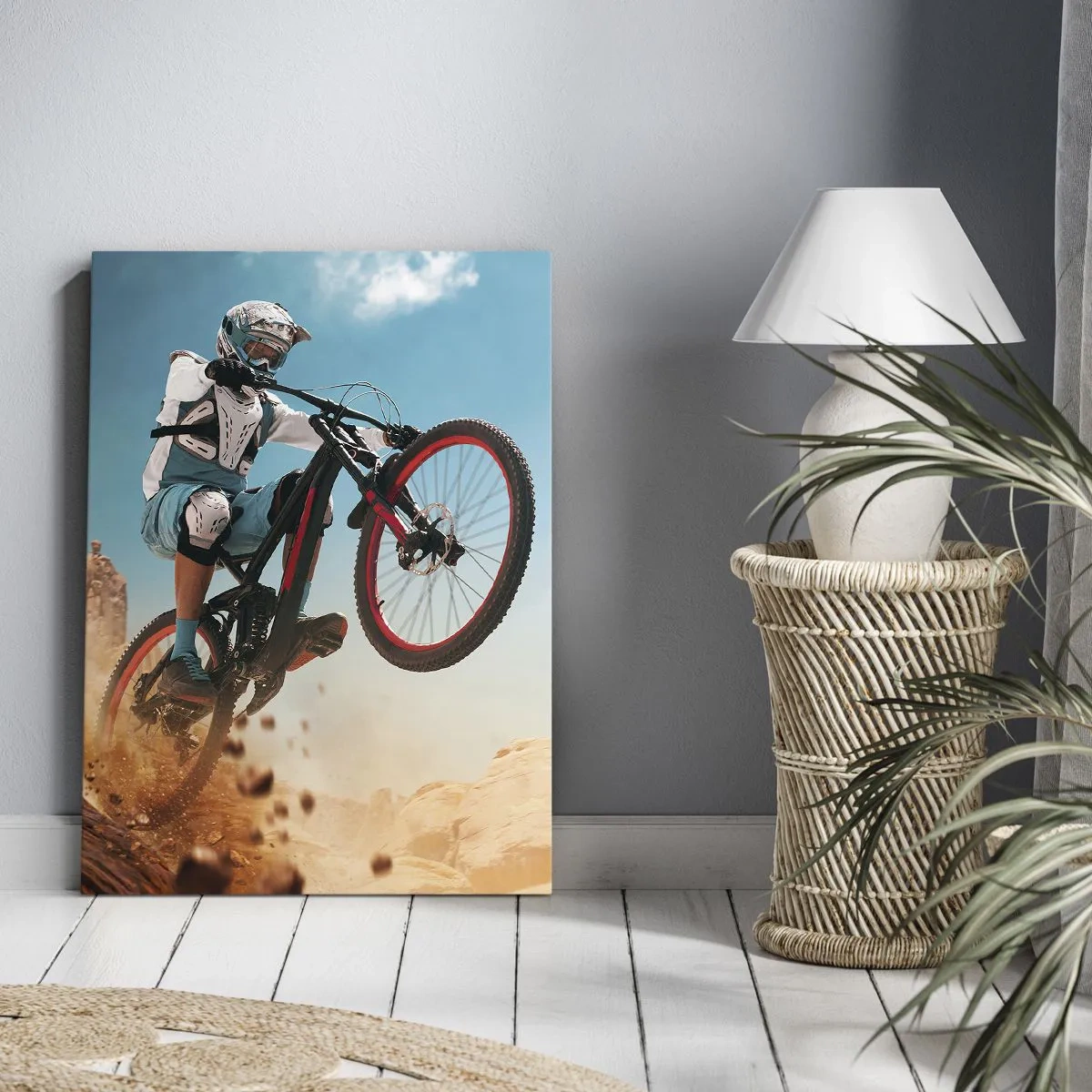 Canvas picture - Madness on Wheels - 55x100 cm