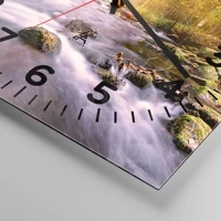 Clock face with numbers