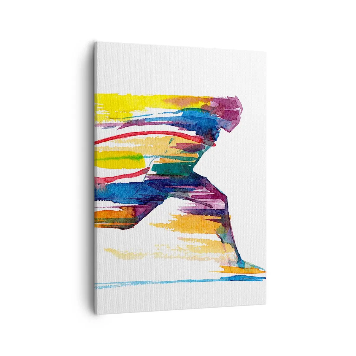 Canvas picture - Run across Rainbow - 50x70 cm