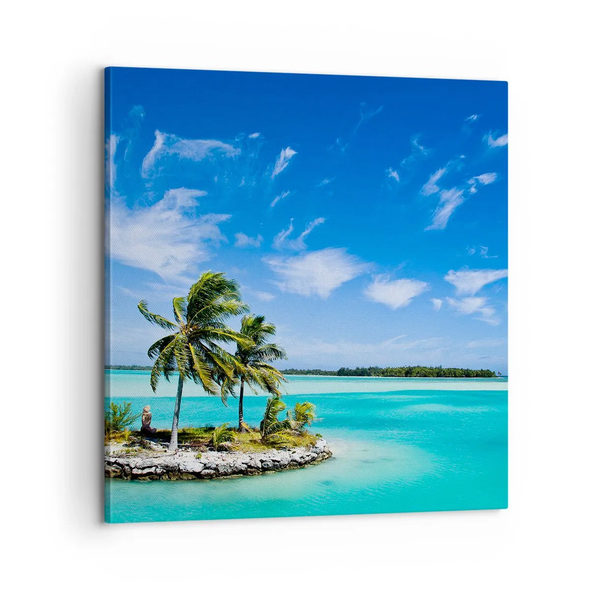 Canvas picture - Paradise on Earth - 60x60 cm