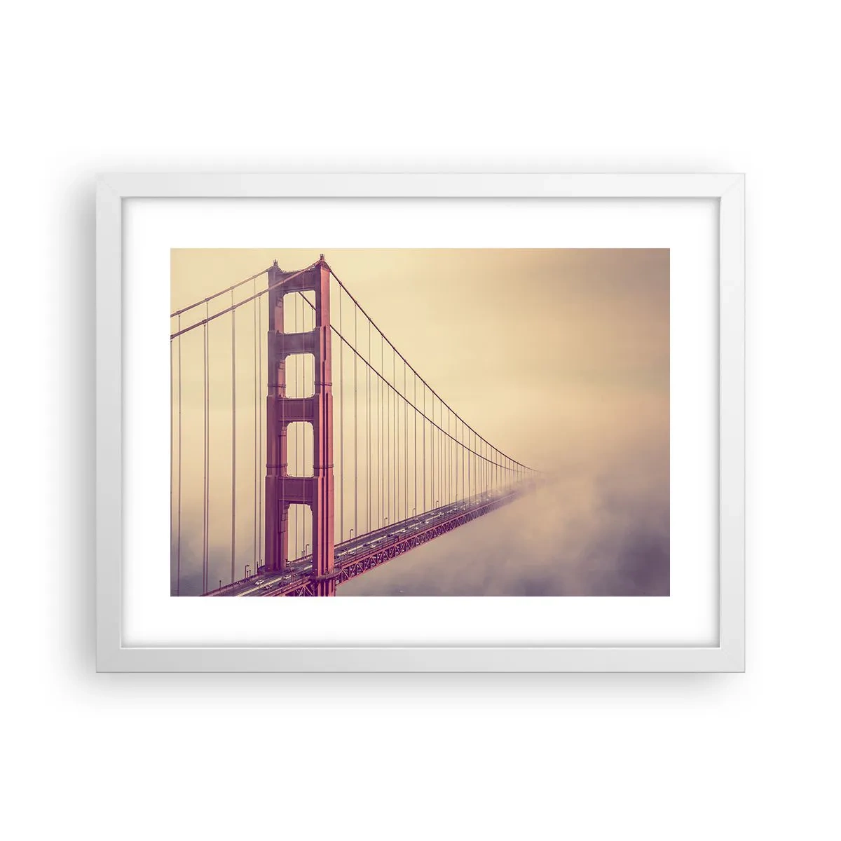 Poster in white frmae - Between Heaven and Earth - 40x30 cm