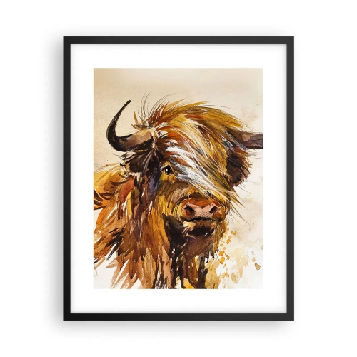 Poster in black frame - Pride of a Hunter - 40x50 cm