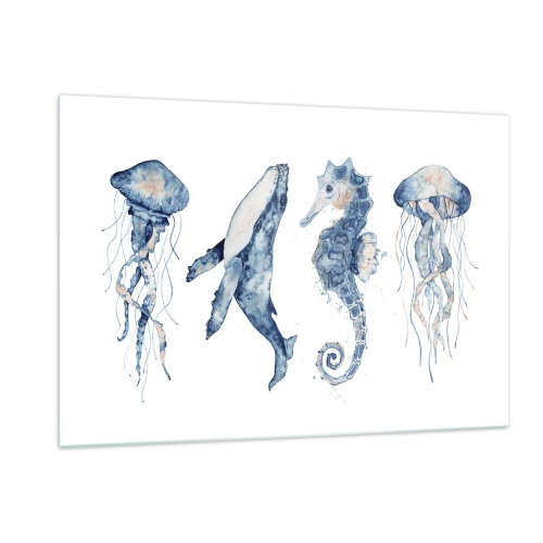 Glass picture - Sea Quirks - 120x80 cm