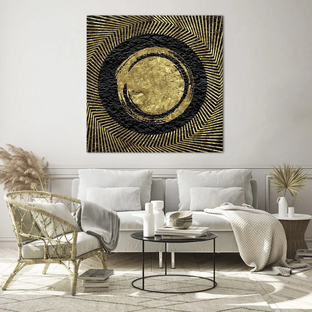 Glass picture - Composition Glamour - 40x40 cm