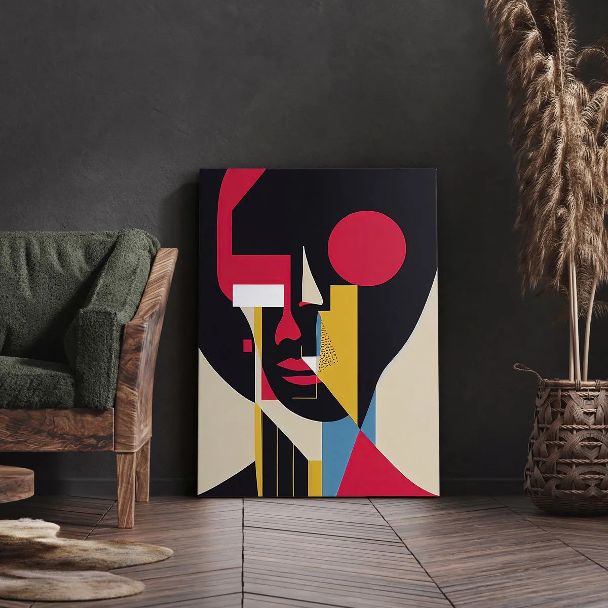 Canvas picture - Her Interior World - 50x70 cm