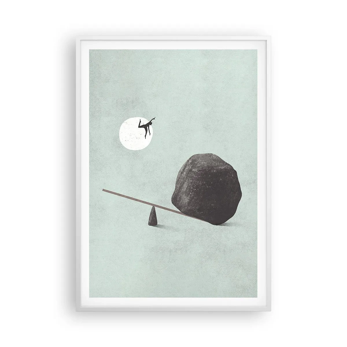Poster in white frmae - Dream Come True - 70x100 cm