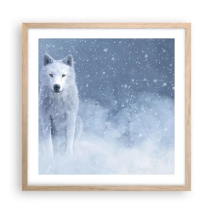 Poster in light oak frame - In Winter Spirit - 50x50 cm